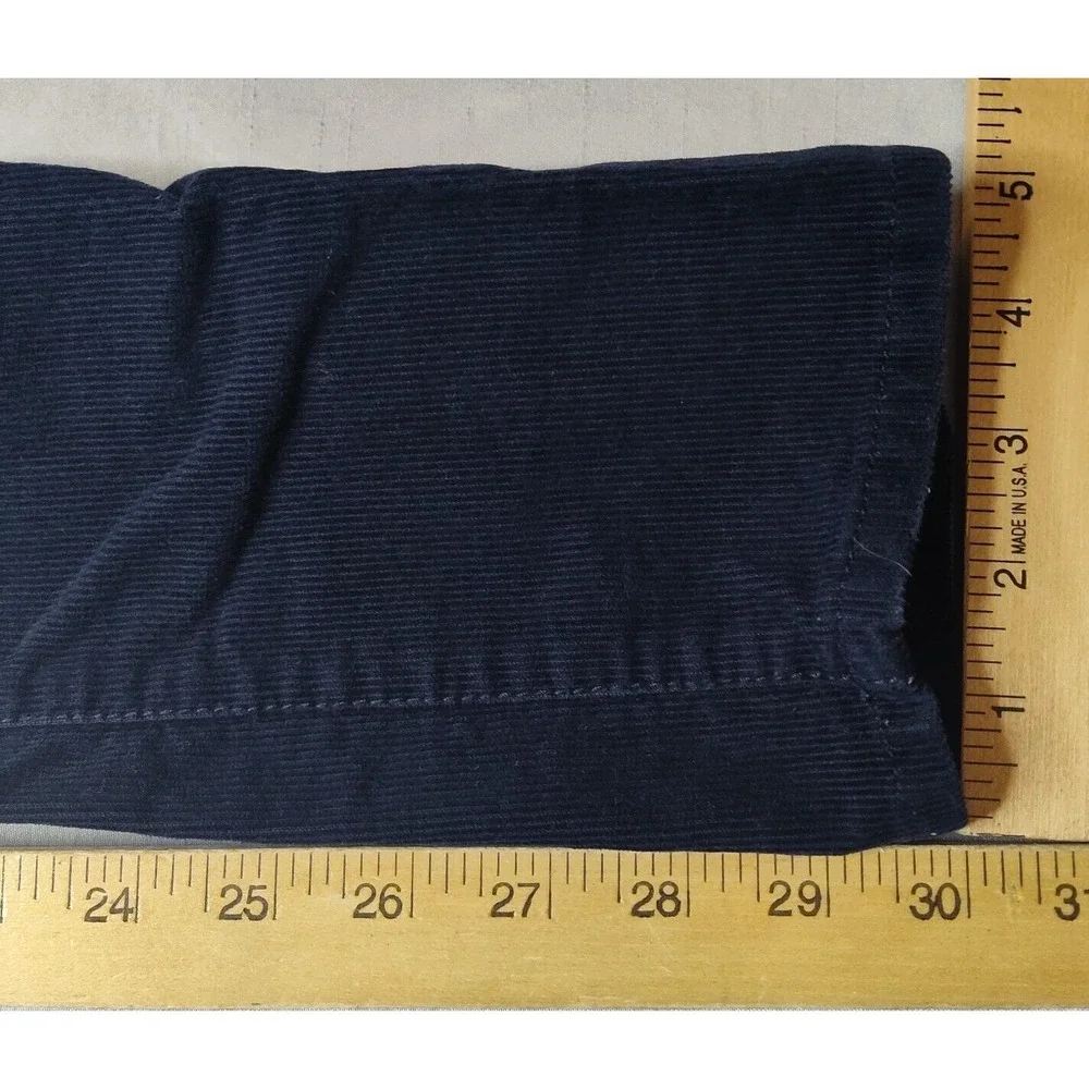 J. CREW‎ CREWCUTS TOOTHPICK Girls Size 14 Blue Cotton Flex Corduroy Pants